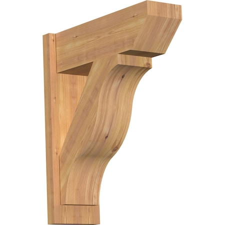 Ekena Millwork Funston Slat Smooth Outlooker, Western Red Cedar, 7 1/2"W x 22"D x 26"H OUT08X22X26FST06SWR